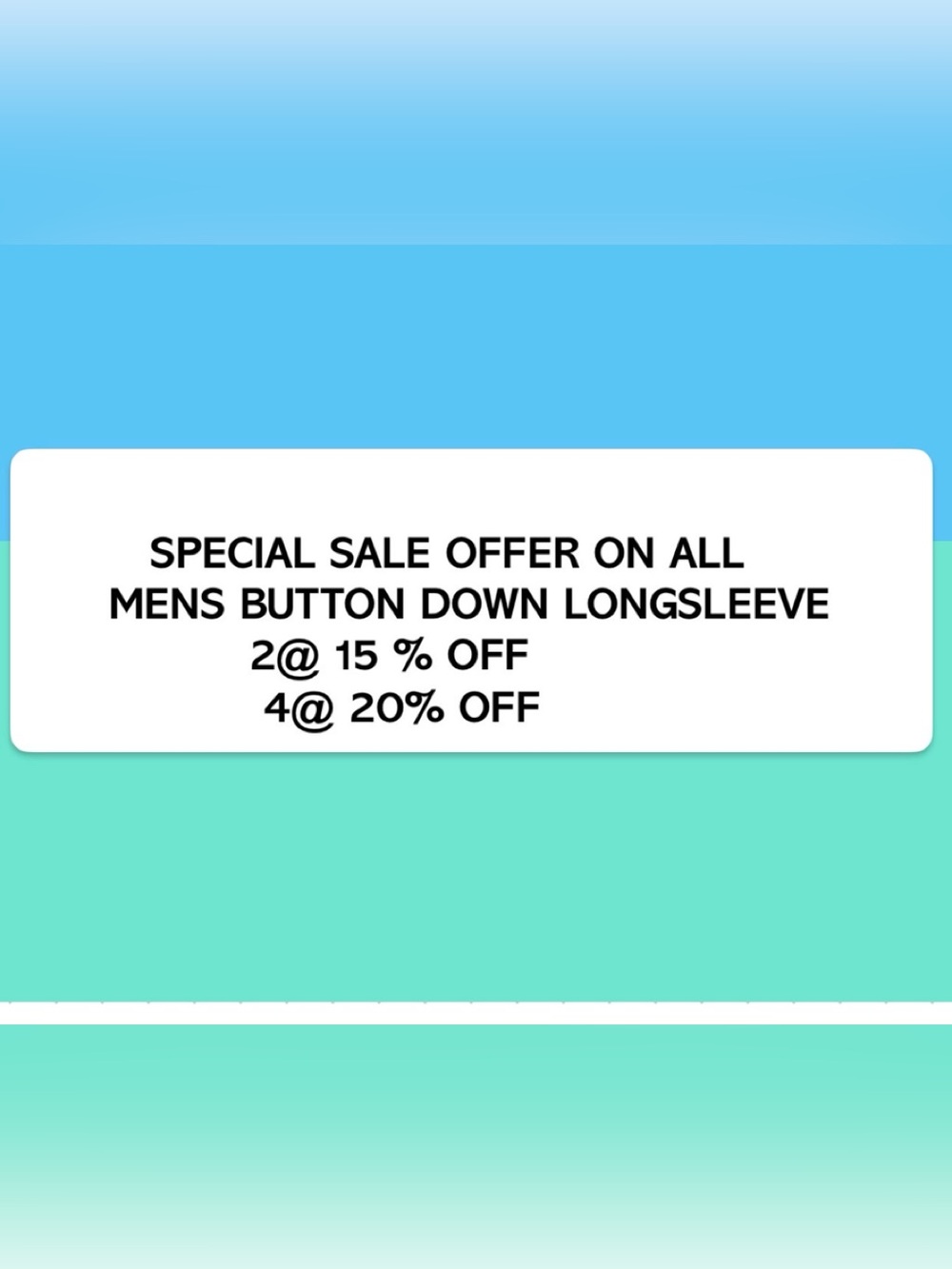 STOCK UP ON ALL MENS LONG SLEEVE BUTTON-DOWN SHIRTS SALE